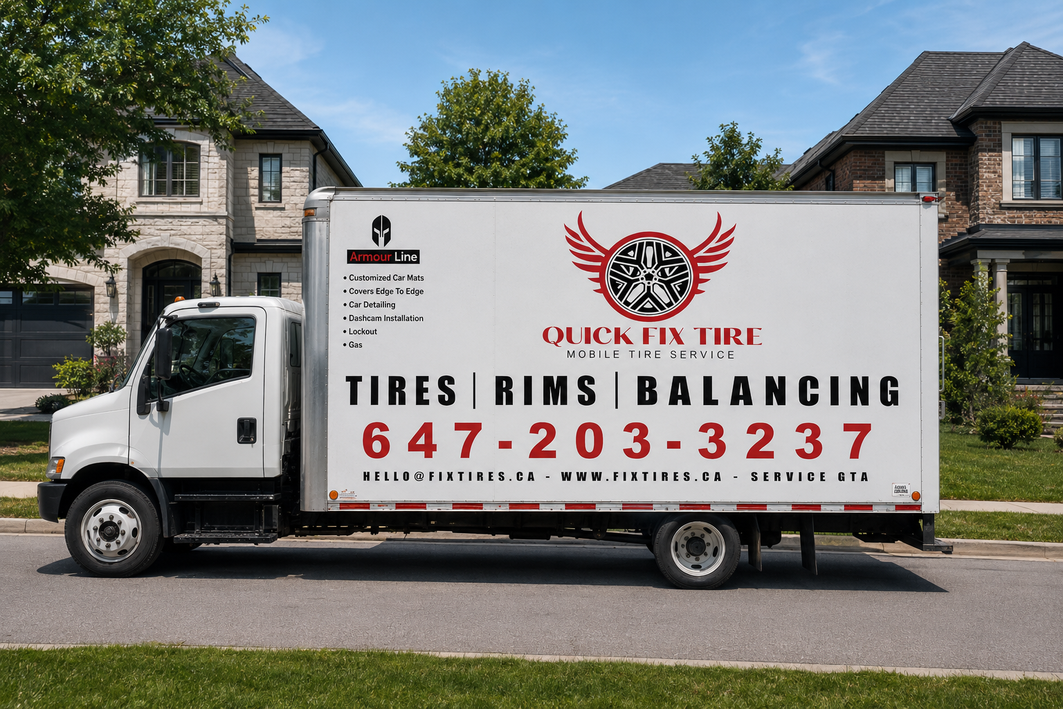 Quick Fix Tire mobile tire service truck